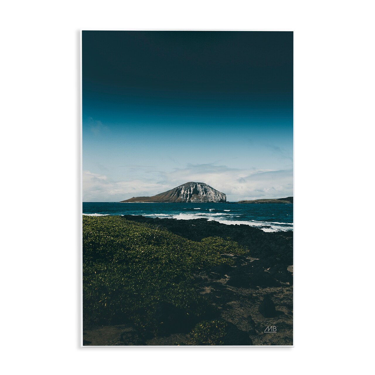 Stupell Industries Hawaiian Rocky Shore Wall Plaque Art Design by Max Blakesberg Studios